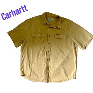 Carhartt 100% Cotton short sleeve button up shirt